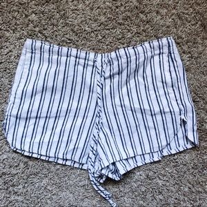 brandy melville striped shorts
